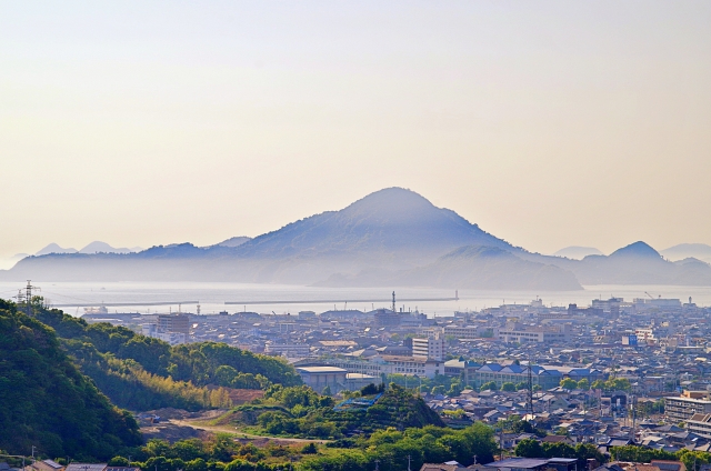 松山市内の風景